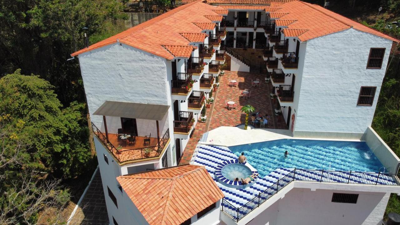 Hotel Alejandria Barichara Kültér fotó