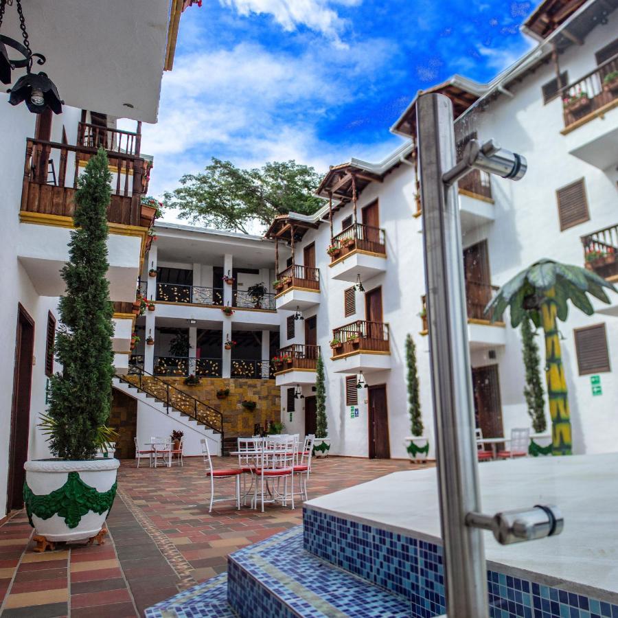 Hotel Alejandria Barichara Kültér fotó