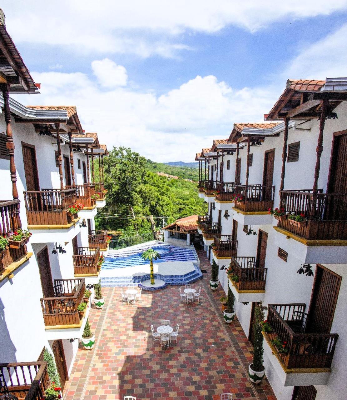 Hotel Alejandria Barichara Kültér fotó