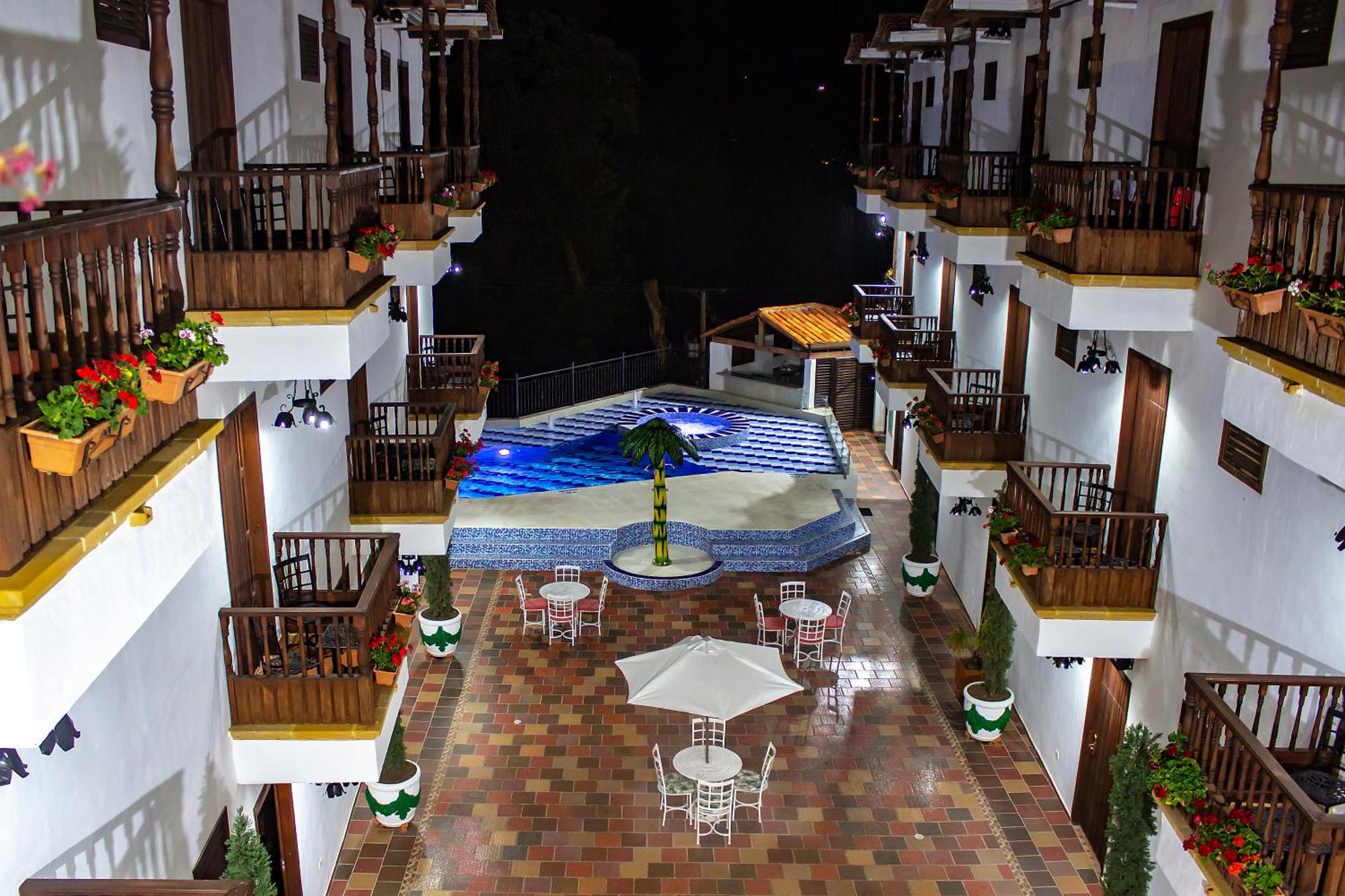 Hotel Alejandria Barichara Kültér fotó